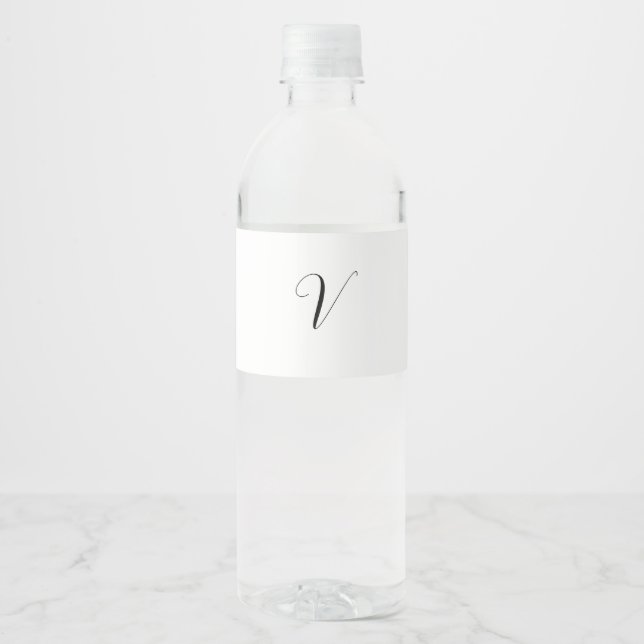 Benutzerdefinierte Monogramm-Schrift Initiale (Vorderseite)