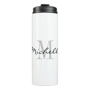 Benutzerdefinierte Monogramm-Thermal-Tumbler-Reise Thermosbecher