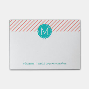 Benutzerdefinierte Monogramme Post-it®-Notizen Post-it Klebezettel