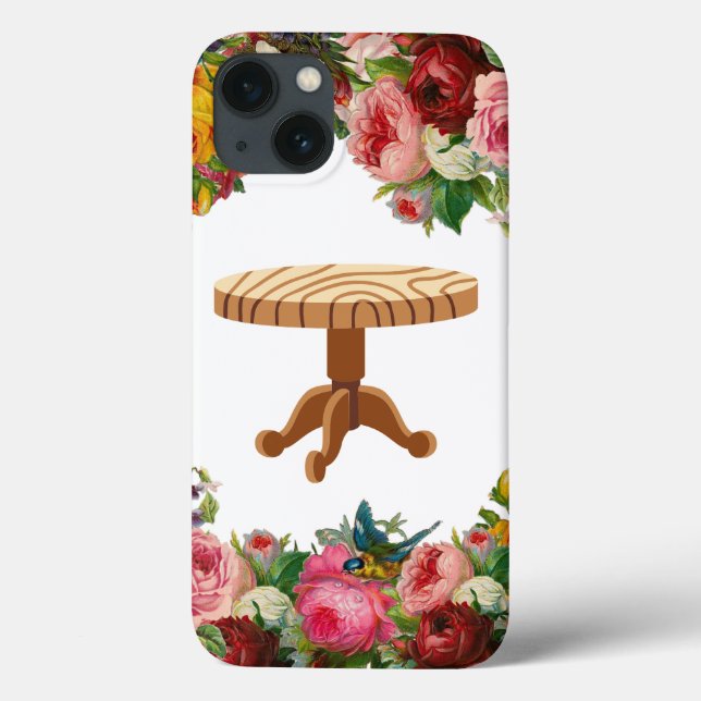 Benutzerdefinierte monogrammierte iPhone 13 Hülle  (Rückseite)