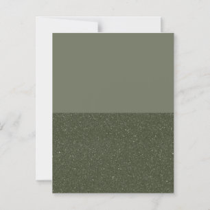 Benutzerdefinierte Moos Green Split Textur dünne M Magneteinladung