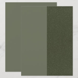 Benutzerdefinierte Moosgrüne Split-Textur-Einladun Einladung