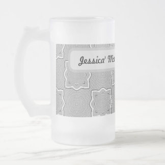 Benutzerdefinierte Morning Latte-Tasse Mattglas Bierglas