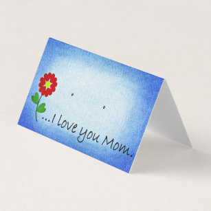 Benutzerdefinierte Mother-Geschenkgutscheine-Post- Visitenkarten