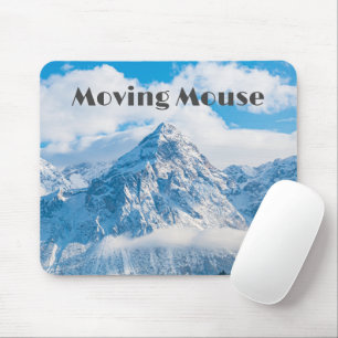 Benutzerdefinierte Moving Mouse Text Himmel Bild M Mousepad