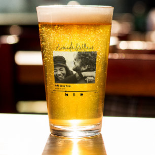 Benutzerdefinierte Musik & Song-Foto Glas