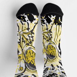 Benutzerdefinierte nachhaltige Premium-Crew-Socke Socken