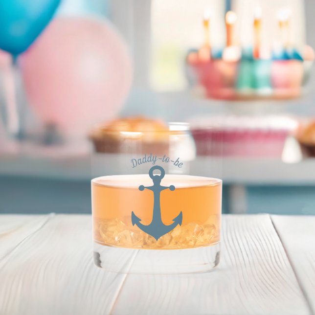 Benutzerdefinierte Nachricht für den Anker eines S Whiskyglas (Insitu (Baby Party))