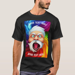 Benutzerdefinierte Nachricht vom Santa T-Shirt