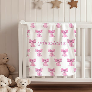 Benutzerdefinierte Name Sherpa-Decke Coquette Rosa Sherpadecke
