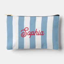 Benutzerdefinierte Namens-Make-Up-Tasche, Blaue Ca