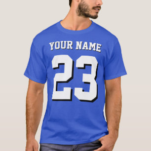 Benutzerdefinierte Namens- und Nummern-Jersey-Spor T-Shirt