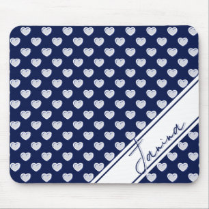 Benutzerdefinierte Namensvorlage Stilvolles Muster Mousepad