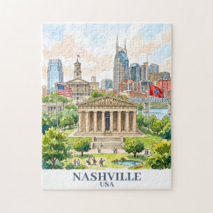 Benutzerdefinierte Nashville Tennessee USA Farbige