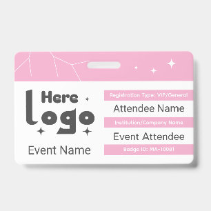 Benutzerdefinierte Netzwerk-Event-Abzeichen-ID Ausweis