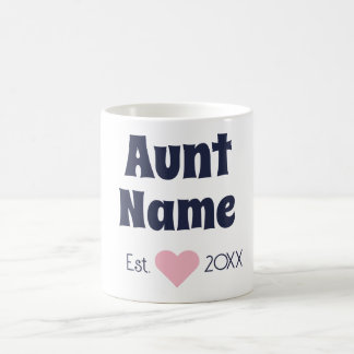 Benutzerdefinierte neue Tante etablierte Navy & Pi Kaffeetasse
