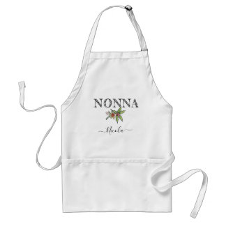 Benutzerdefinierte Nonna-Schürze mit Taschen und p Schürze