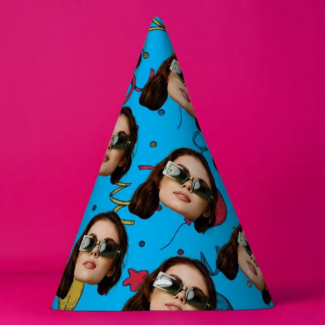 Benutzerdefinierte Oberfläche Geburtstags-Foto Mus Partyhütchen (Von Creator hochgeladen)