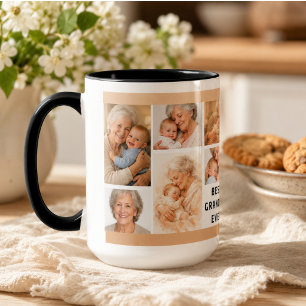 Benutzerdefinierte Oma-Foto-Collage Tag der Groß Tasse