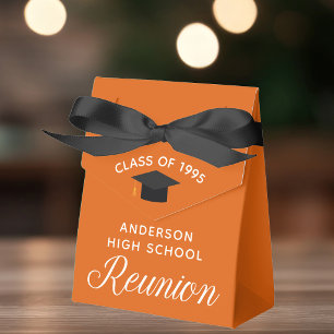 Benutzerdefinierte Orange High School Wiedersehens Geschenkschachtel