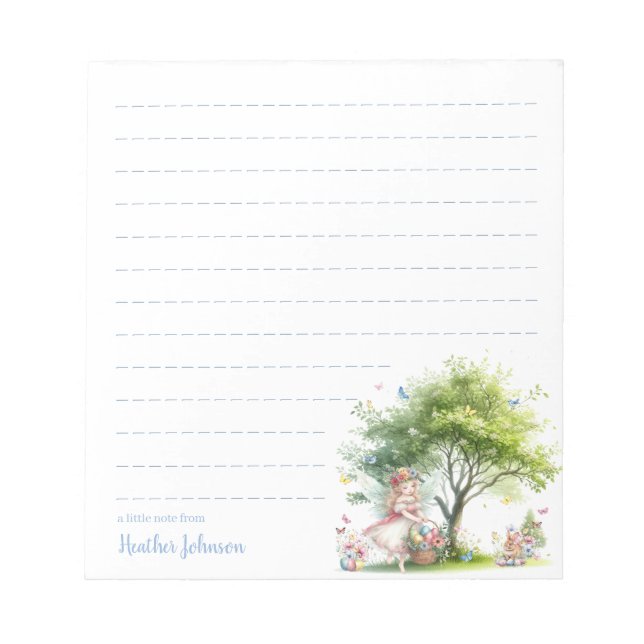 Benutzerdefinierte Osterglocke Notizblock (Vorderseite)