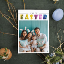 Benutzerdefinierte Osterpostkarten mit Foto