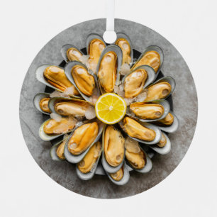 Benutzerdefinierte Oyster-Platine Ornament Aus Metall
