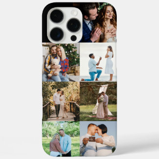 Benutzerdefinierte Paar- und Familienfoto-Collage iPhone 16 Pro Max Hülle