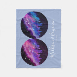 Benutzerdefinierte Paare Zodiac gibt jedes Horosko Fleecedecke