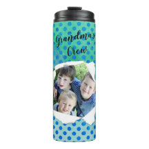 Benutzerdefinierte Papierloch-Foto-Vorlage Blaue P