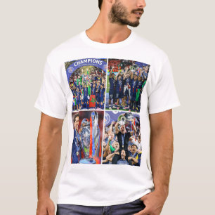  Benutzerdefinierte Pariser Fußball-Europameister  T-Shirt