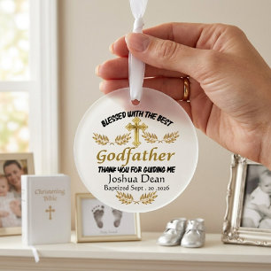 Benutzerdefinierte Patensegnung Personalisierte Ta Ornament