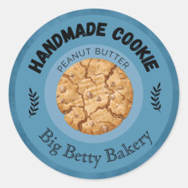 Benutzerdefinierte Peanut Butter Cookie Labels Runder Aufkleber