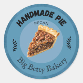 Benutzerdefinierte Pecan Pie Labels | Personalisie Runder Aufkleber