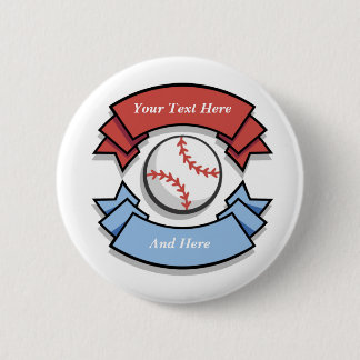Benutzerdefinierte Personalisierte Baseballtasten Button