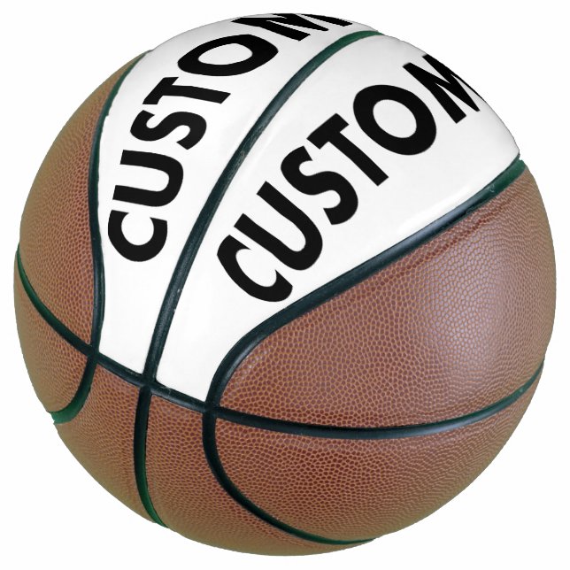 Benutzerdefinierte Personalisierte Basketball-Rege Basketball (angewinkelt)