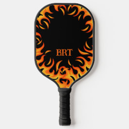 Benutzerdefinierte Personalisierte Flammen auf sch Pickleball Schläger
