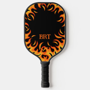 Benutzerdefinierte Personalisierte Flammen auf sch Pickleball Schläger