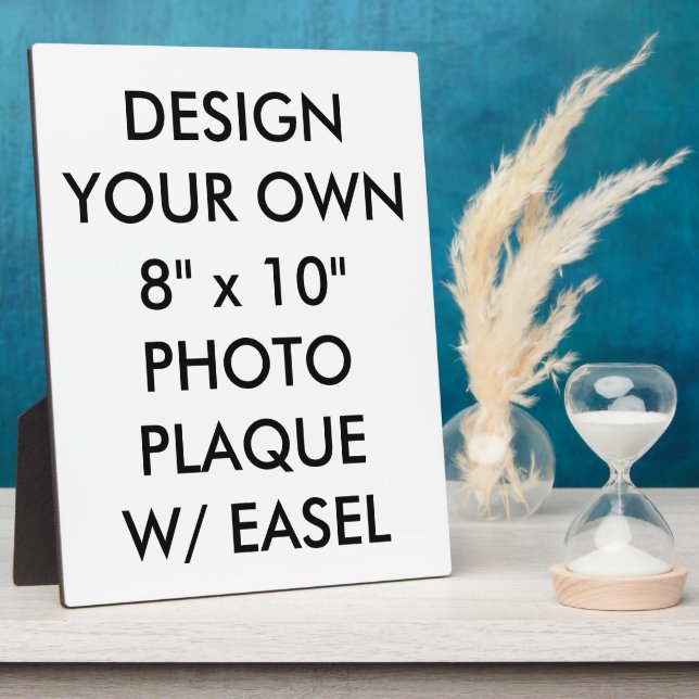 Benutzerdefinierte Personalisierte Foto-Plaque mit Fotoplatte (Seite)