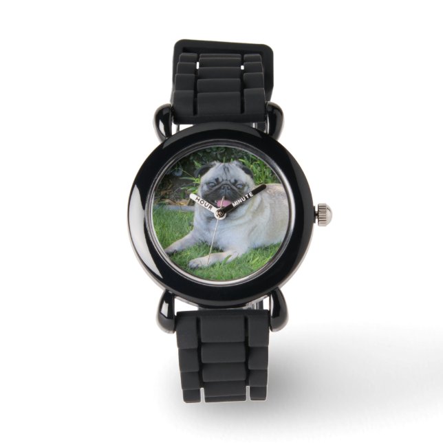 Benutzerdefinierte Personalisierte Foto-Watches Armbanduhr (Vorderseite)