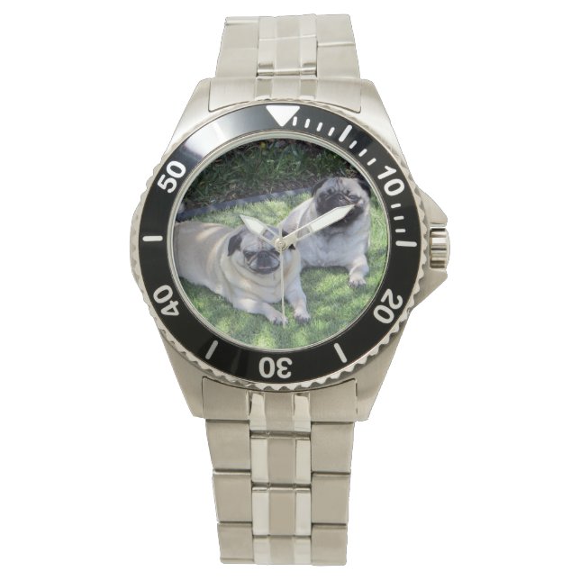 Benutzerdefinierte Personalisierte Foto-Watches Armbanduhr (Vorderseite)