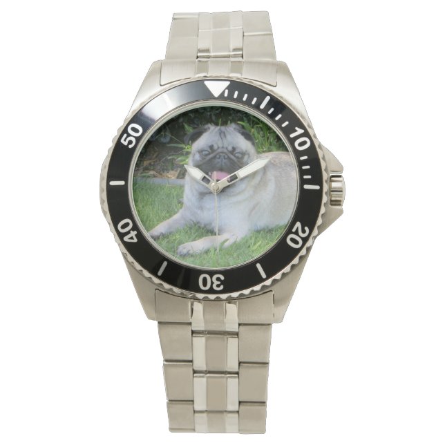 Benutzerdefinierte Personalisierte Foto-Watches Armbanduhr (Vorderseite)