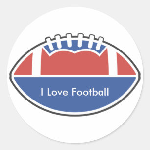 Benutzerdefinierte Personalisierte Fußball-Sticker Runder Aufkleber