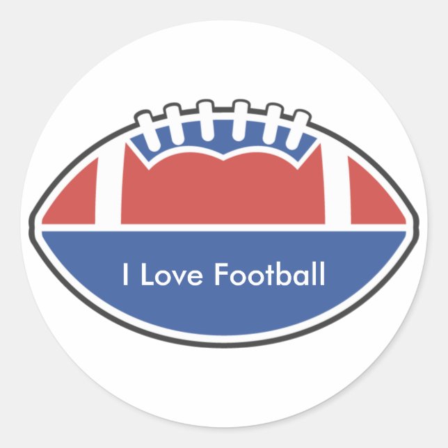 Benutzerdefinierte Personalisierte Fußball-Sticker Runder Aufkleber (Vorderseite)