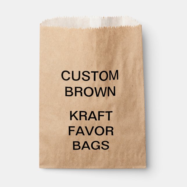 Benutzerdefinierte Personalisierte Kraft Papier-Fa Geschenktütchen (Vorderseite)