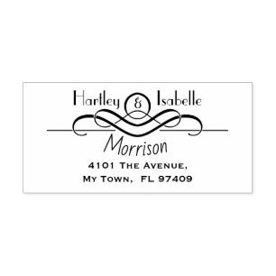 Benutzerdefinierte Personalisierte Rücksendeadress Permastempel