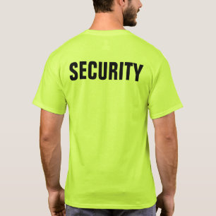 Benutzerdefinierte Personalisierte Sicherheit T-Shirt