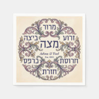 Benutzerdefinierte Pesach-Hebräische Seder-Platte