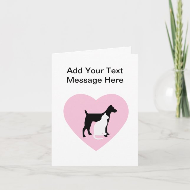 Benutzerdefinierte PetCare-Karten Karte (Vorderseite)