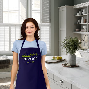 Benutzerdefinierte Pflanze Powered Vegan Schürze